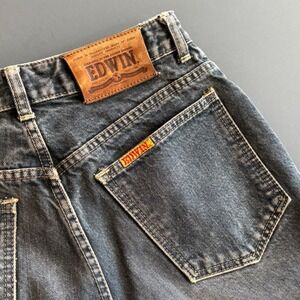 Vintage EDWIN London Slim Jeans | Size 29 x 34 | Dark Blue Japanese Denim